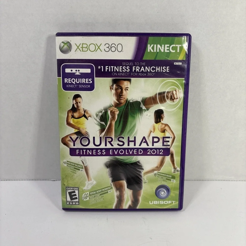 Your Shape Fitness Evolved 2012 Xbox 360 Kinect Ubisoft Exercise Game CIB